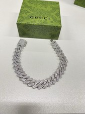 Bracciale Gucci cubano lungo 21 cm