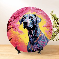 Piatto decorativo cane