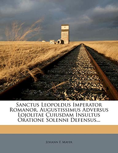 Mayer sanctus leopoldus - mayer,