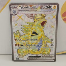 Tyranitar EX Teracristal Full Art 211/197 Ossidiana Infuocata - Carta Pokémon
