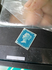 Raro francobollo penny blu da