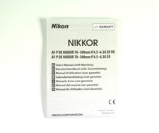 Manuale d'istruzioni NIKON