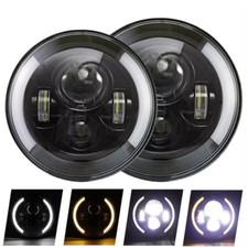 Coppia Fari LED 7" Pollici DRL