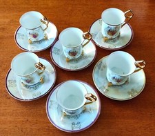 Set 6 Tazzine con Piattini in