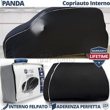 TELO COPRIAUTO Interno Per Fiat Panda Felpato Traspirante Nero Garanzia VITA
