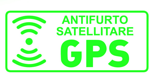 Adesivo auto allarme gps - auto,
