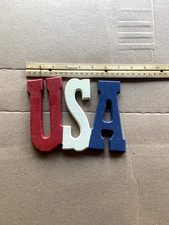 USA Vecchia insegna in legno