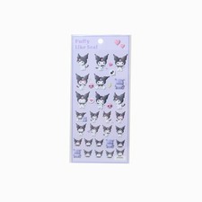 Kuromi Sticker Set (Puffy