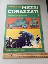 VTG 1976 History of Armored Vehicles 1 / 1st Issue Storia Dei Mezzi Corazzati