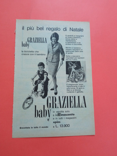 Pubblicita 1964 bicicletta - pubblicita,