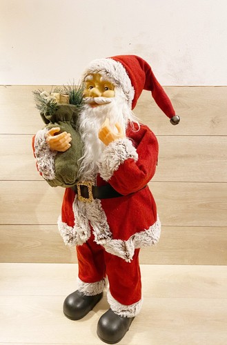 Babbo natale 90cm rosso - 90cm, con