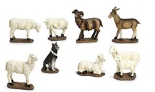 Set 8 animali statuine per