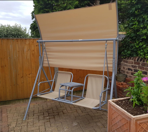 Seater swing chair outdoor - 2,