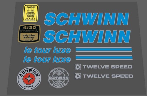 Set decalcomanie schwinn 1983 - decalcomanie,