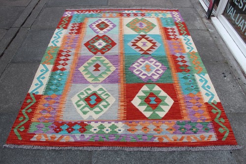 Tappeto kilim vintage - tappeto,