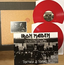 Iron Maiden – Tortura Di Torino Live ’81 2 LP Red + A3 Poster New Killers DiAnno