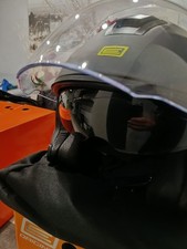 CASCO JET CON INTERFONO ORIGINE HELMETS PALIO BT 2.0 NERO OPACO GIALLO  S