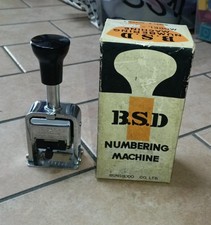 BSD timbro numeratore