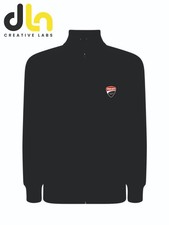 FELPA zip  TRIBUTO DUCATI nera bianca  xs s m l xl 2xl