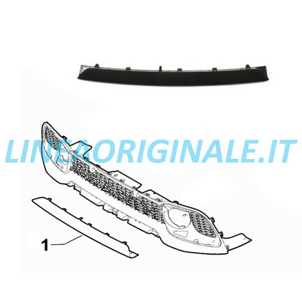 Modanatura paraurti anteriore - modanatura,