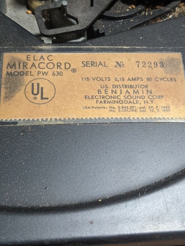 Elac miracord 630 giradischi - 630,