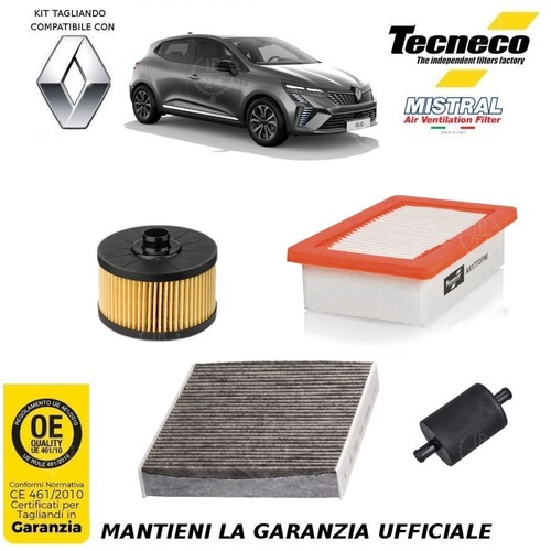 Kit filtri per renault - filtri,