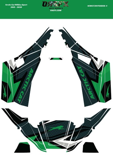 Kit grafico utv sportivo - kit,