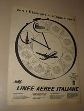 LINEE AEREE ITALIANE=ANNI '50=PUBBLICITA=ADVERTISING=WERBUNG=620