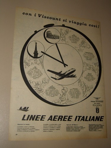Linee aeree italiane anni - linee,