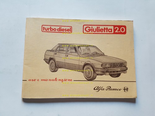 Alfa romeo giulietta - alfa, 2.0