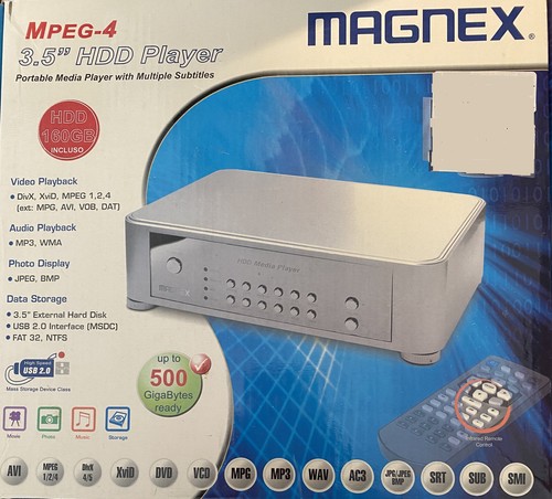 Magnex mpeg hdd player - magnex, 3,5"