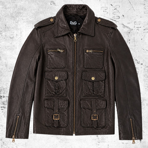 Giacca pelle dolce - d&g,