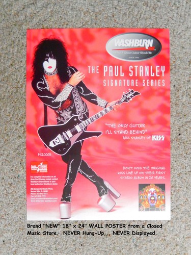Paul stanley kiss wall poster - kiss,
