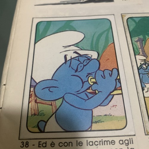 Figurina puffi album - n.38,