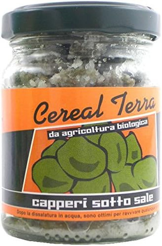 Capperi sotto sale - sale, bio,