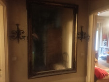 Grande Specchiera specchio antico Legno