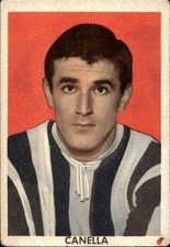 figurina Card EDJ Calcio campioni bollino rosso 1962 #  187 CANELLA