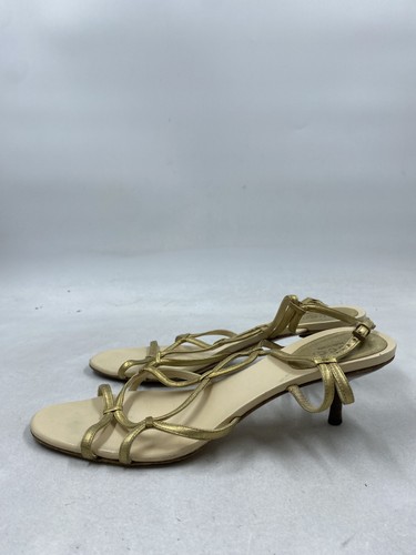 Gucci metallic gold strappy - gold,