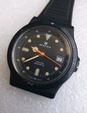 Rare M Watch Swiss Quartz