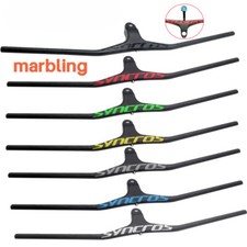 Stelo manubrio integrato MTB multicolore in fibra di carbonio -17 gradi