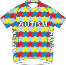 MAGLIA BICI AUTISMO PUZZLE