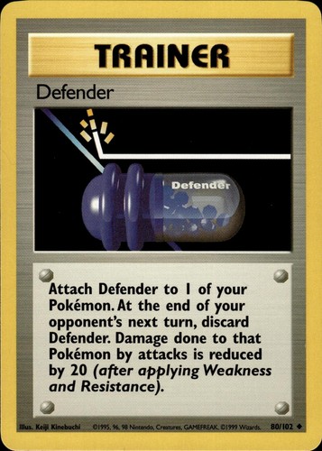 Pokemon set base difensore non - set,