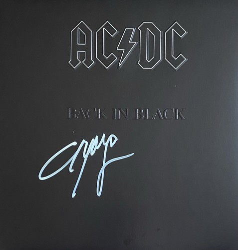 Angus young autografo - angus,
