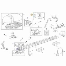 RMHGD1014 Gruppo Motore Elettrico Encoder GD0 Mhouse Ricambio Originale NICE RMH