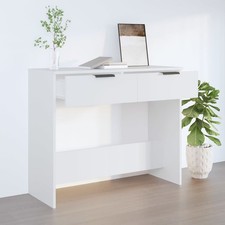 Tavolino da Salotto Bianco 90x36x75 cm in Legno truciolato