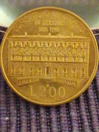 Moneta 200 lire collezione - lire, da