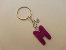 portachiavi fimo lettera