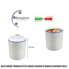 BICCHIERE TERRACOTTA bianco