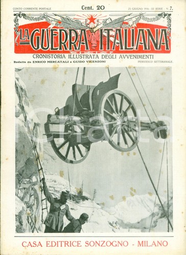 1916 guerra italiana ww1 - guerra,