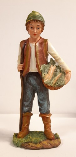 Statuina pescatore personaggio - statuina,